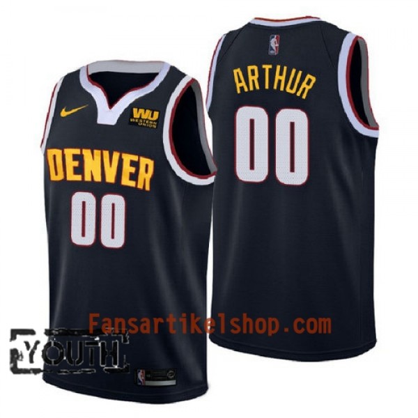 Denver Nuggets Trikot Darrell Arthur 00 2018-2019 Nike Navy Swingman - Kinder